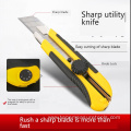high quality black blade rotate lock utility knife